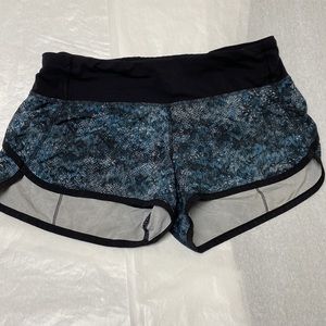 Lululemon Speed Short 2.5” Fairisle Multi Black/Black FICB/BLK